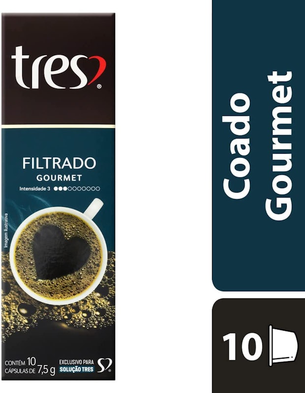 Cápsula de Café Filtrado Gourmet TRES 3 Corações 2