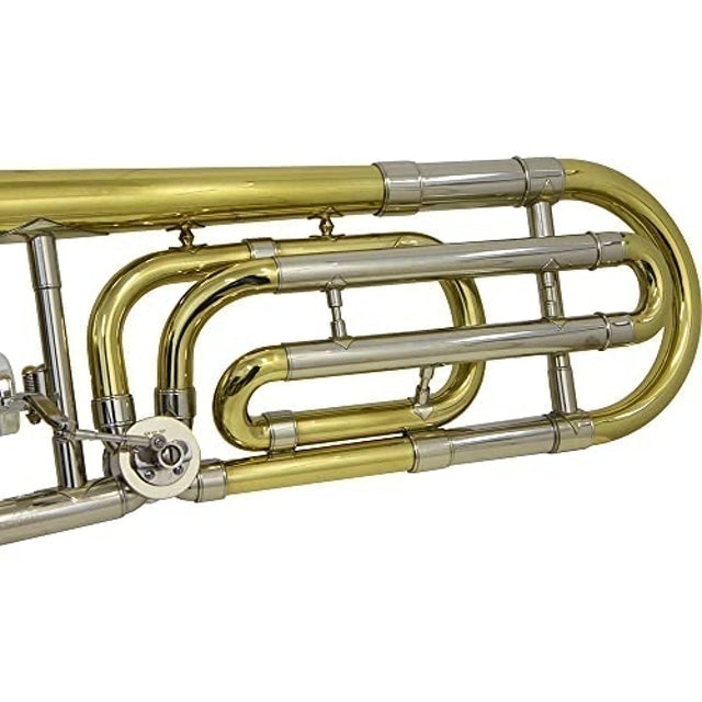 Trombone de Vara Laqueado Dourado com Case 2