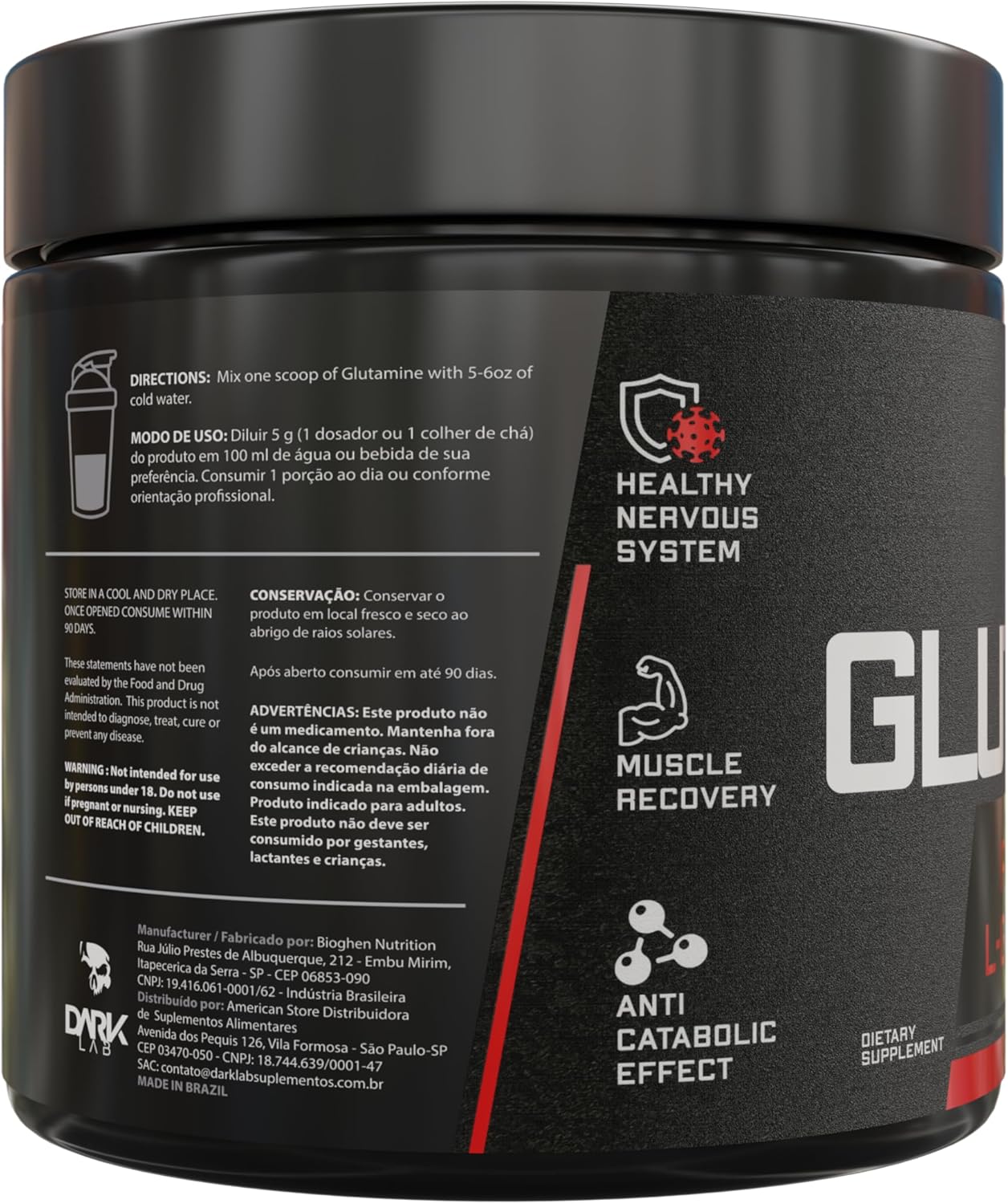 L-Glutamine Dark Lab 4