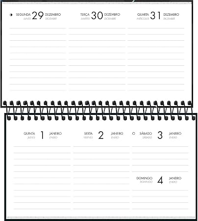 Agenda Bolso Executiva Semanal 2026 Tilibra 6