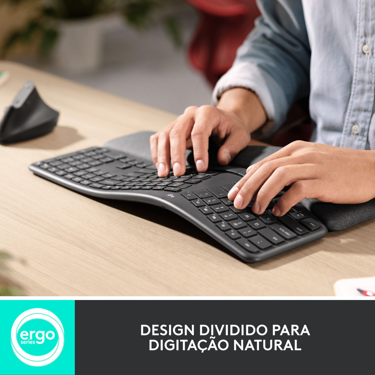 Teclado sem Fio Logitech ERGO K860 3