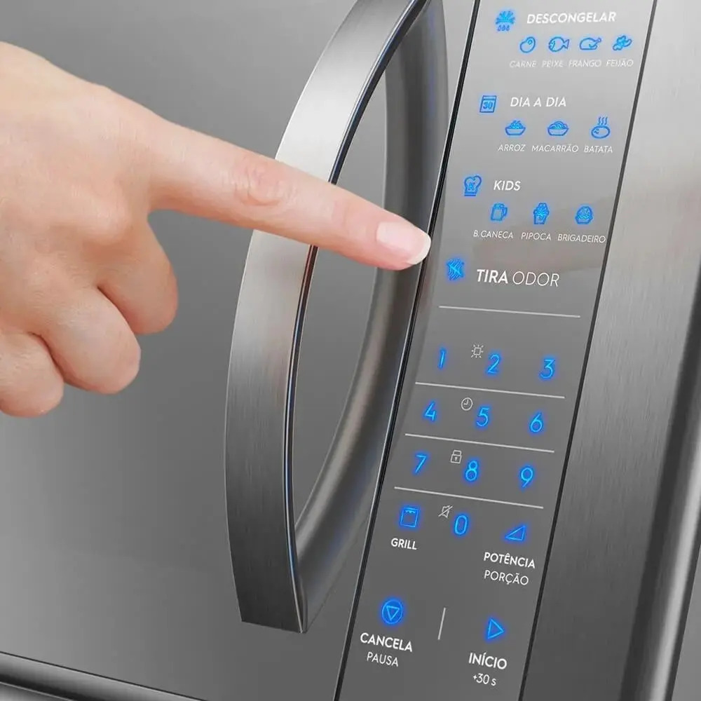 Micro-ondas Electrolux 31 L cor Inox Espelhado com Função Grill 5