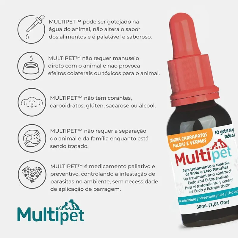 Multipet Pulgas e Carrapatos  3