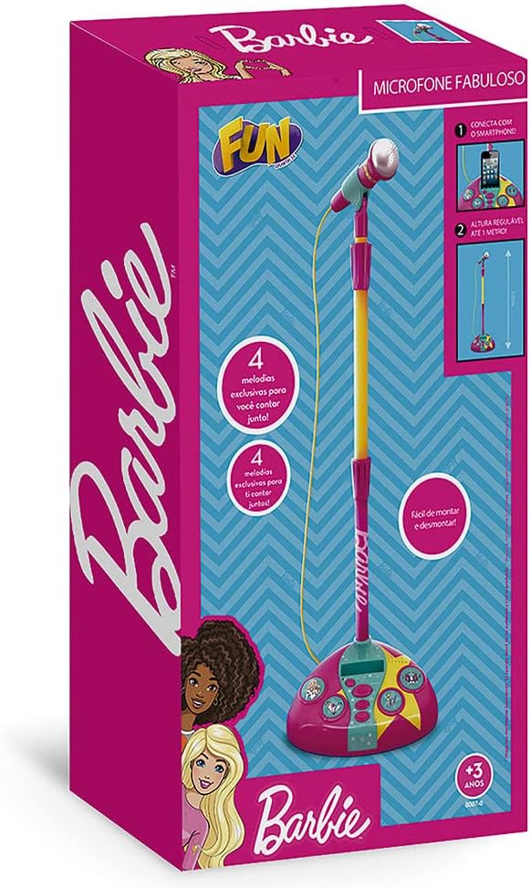 Microfone Barbie Fabuloso  4