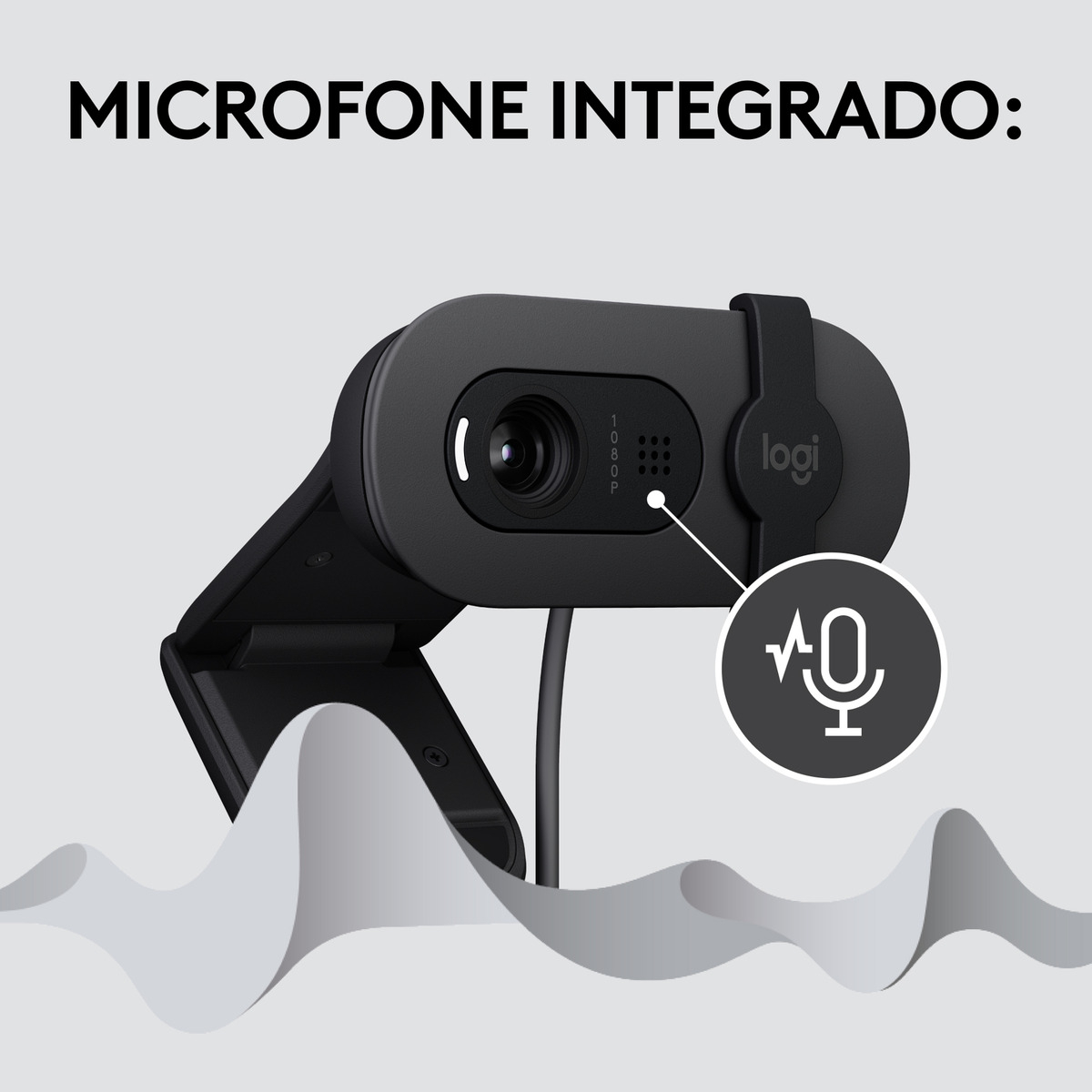 Webcam Full HD Logitech BRIO 100 4