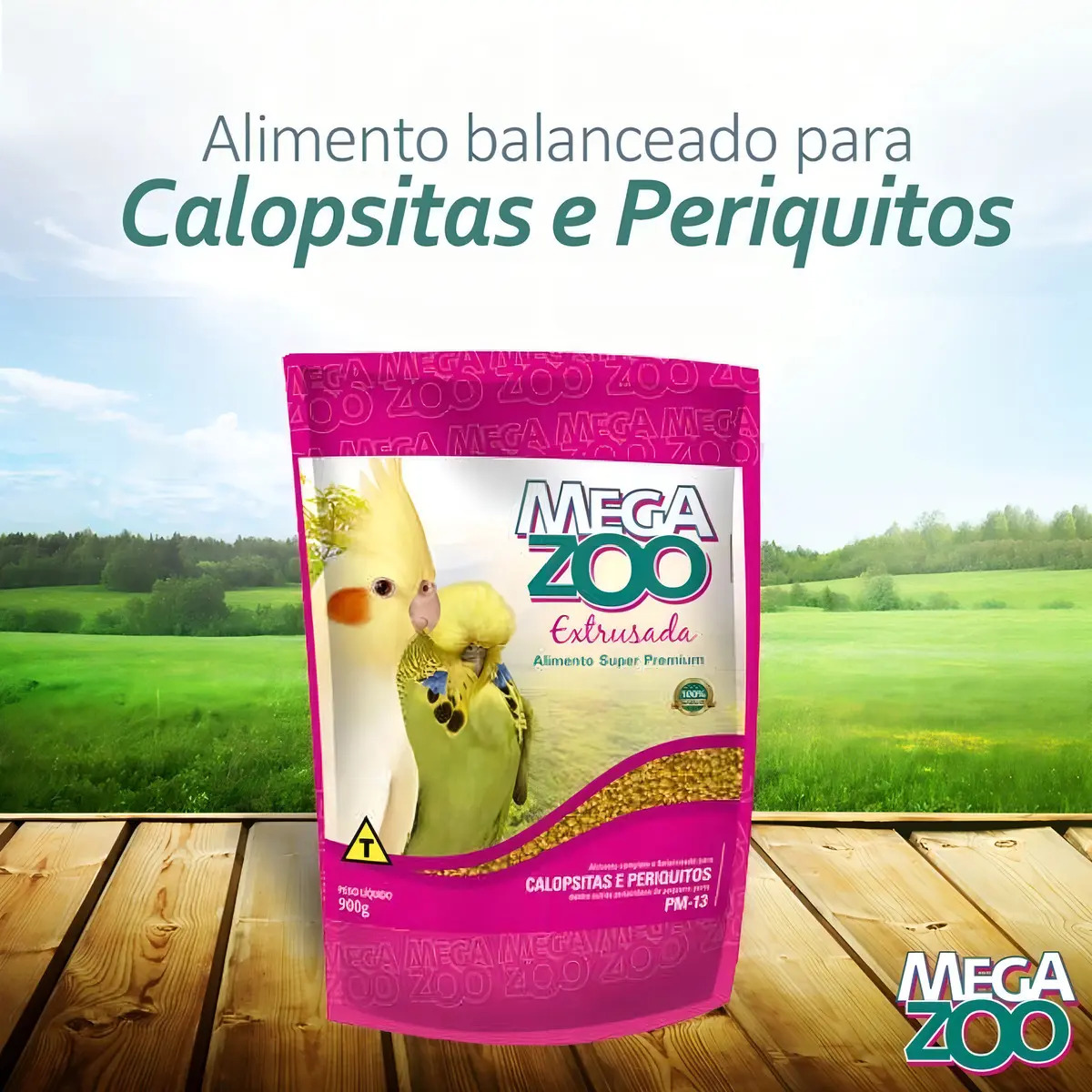 Ração Calopsitas e Periquitos Mini Bits PM13 2