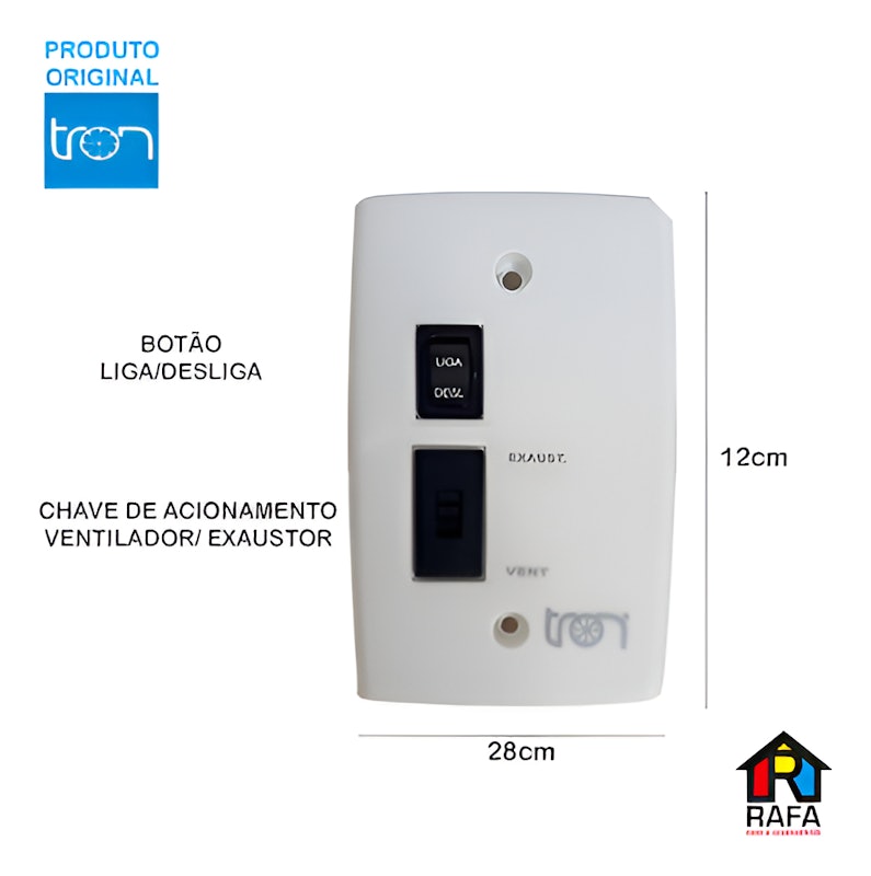 Ventilador/Exaustor Axial Industrial para Churrasqueira 25 cm 4