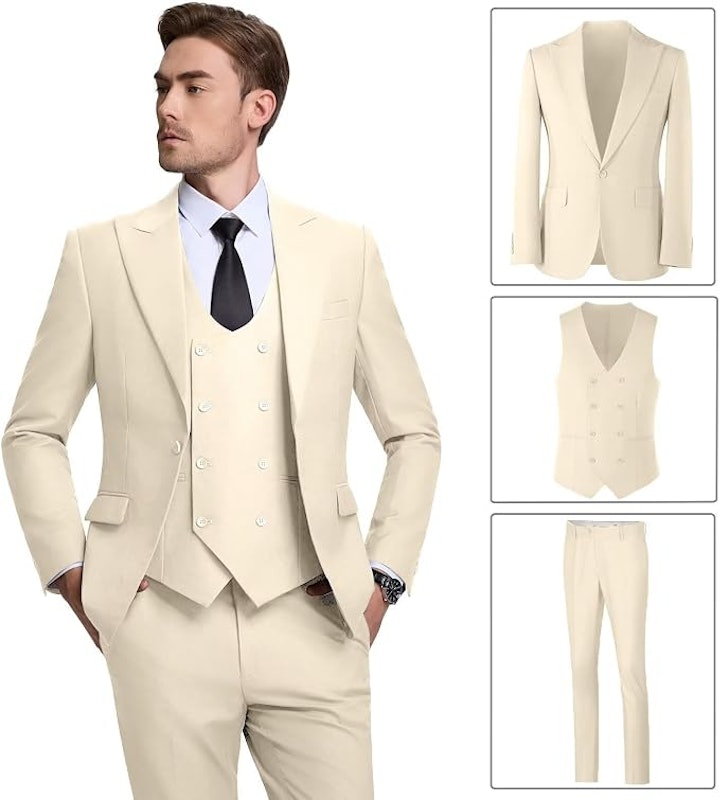 Terno Masculino Slim Fit 3 Peças Huezoe 3