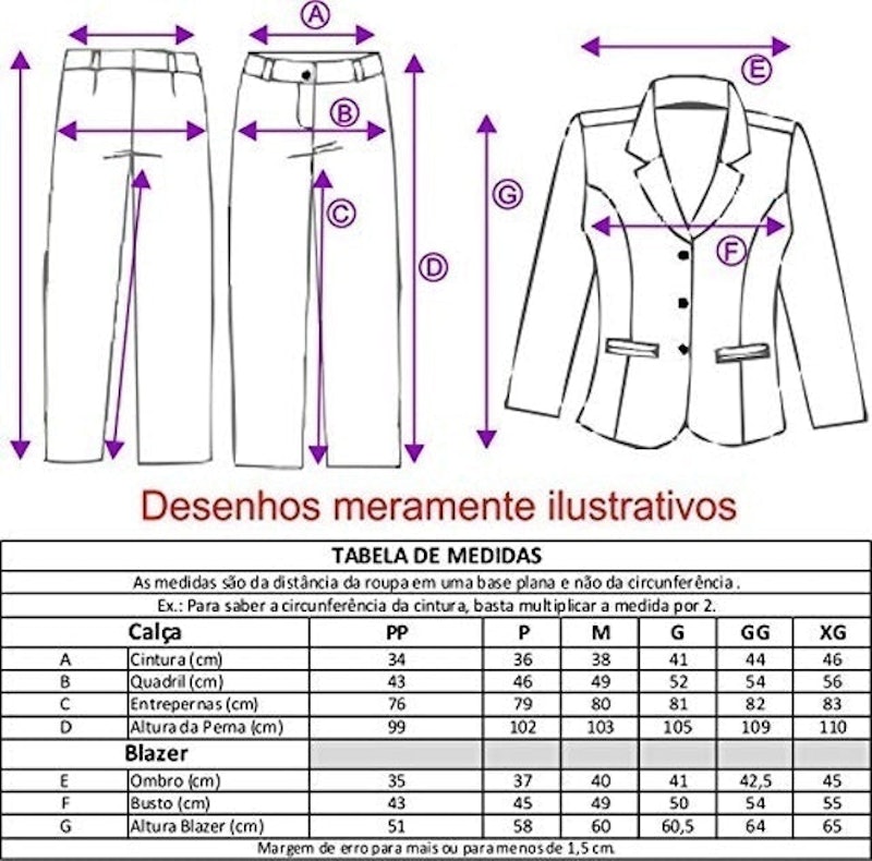 Conjunto Terninho Feminino Blazer sem Forro Preto 3