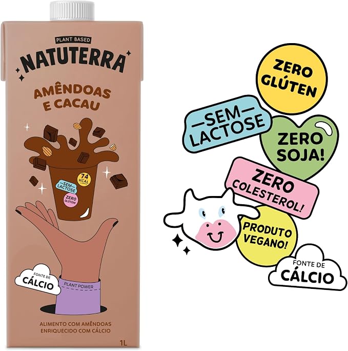 Bebida Vegetal Amêndoas e Cacau 3