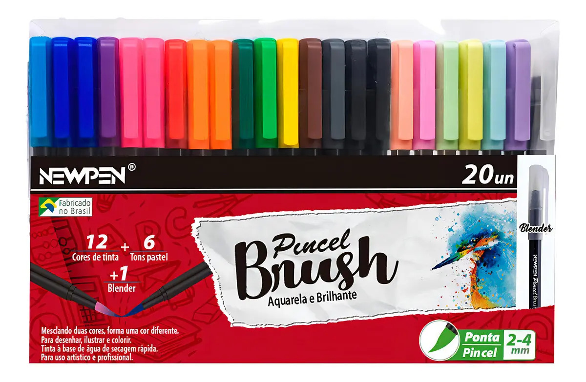 Caneta Pincel Brush Pen 2