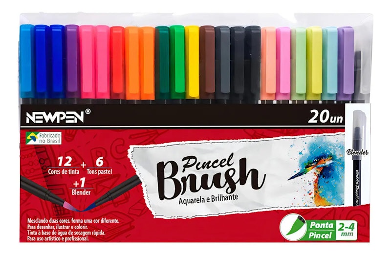 Caneta Pincel Brush Pen 2