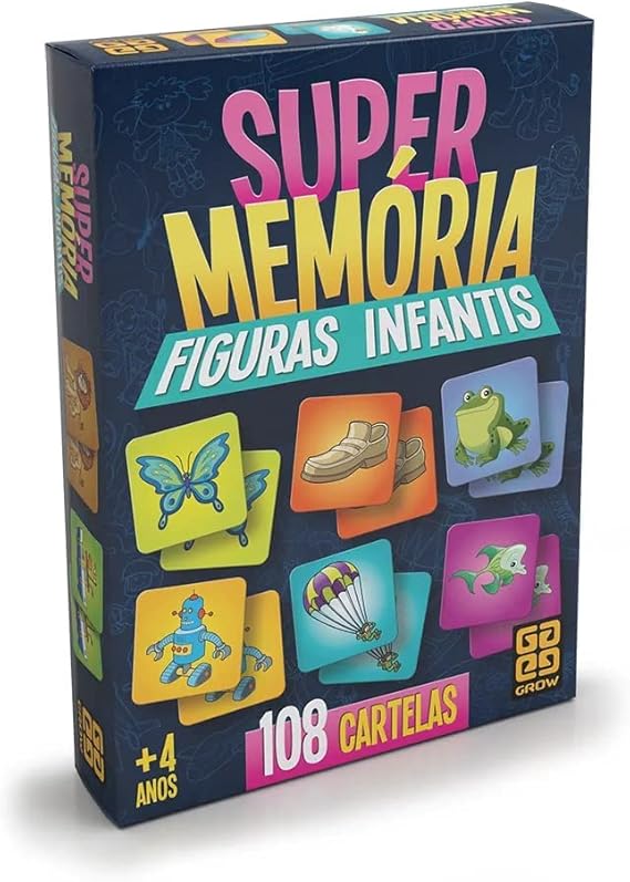 Jogo Supermemória Figuras Infantis 3