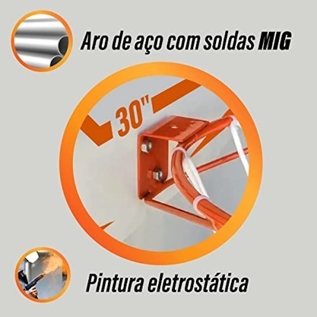 Tabela de Basquete Aro 41 cm 5