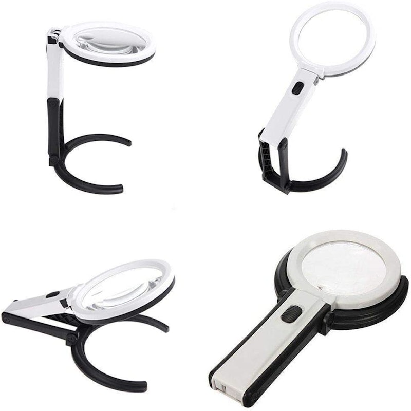 Lupa de Mesa Bancada 10 Leds 2
