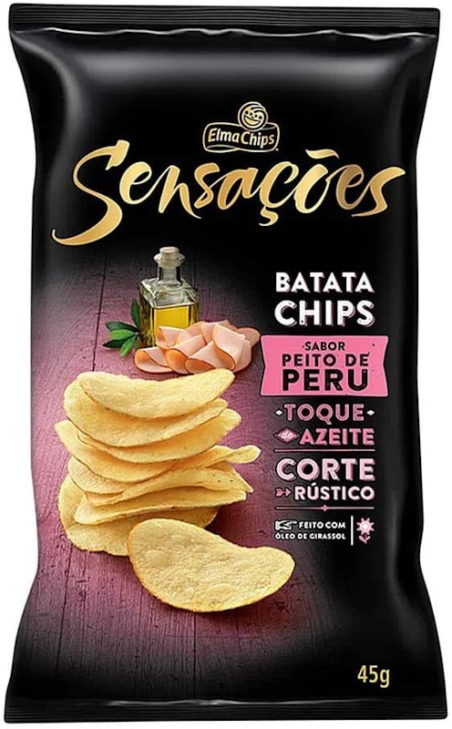 Batatas Sabor Peito de Peru Sensações 45g 1