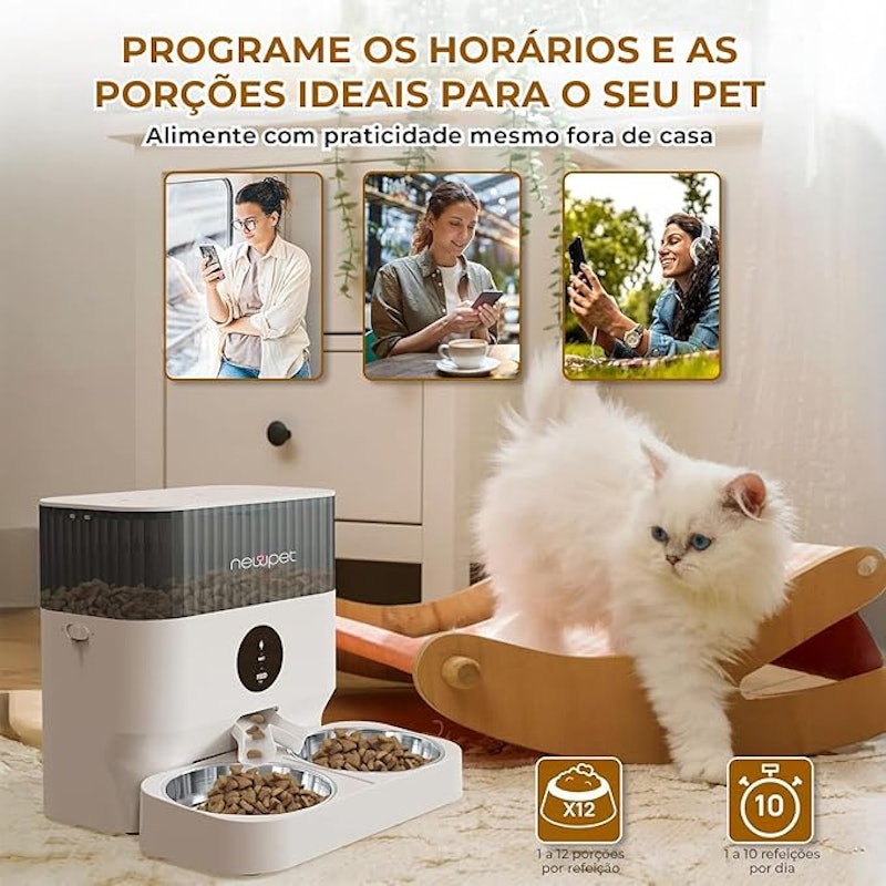 Alimentador Automático Pet Elevado 5 L 2