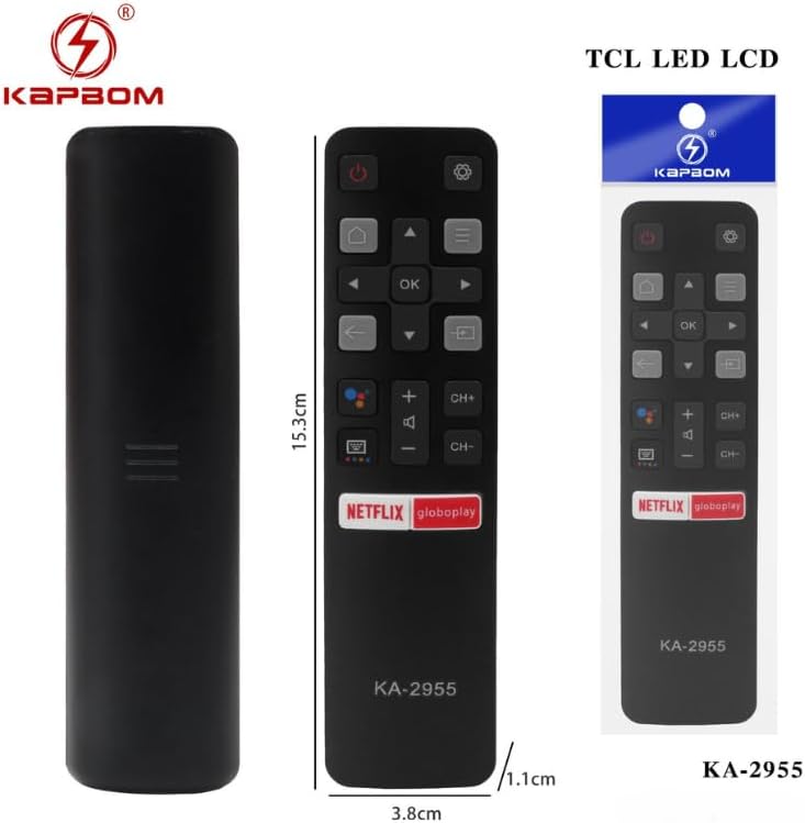 Controle Remoto Compatível com SMART TV TCL ou SEMP TV Universal 2