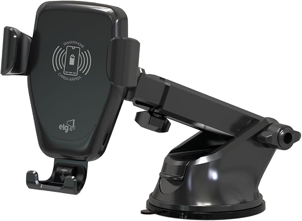 Suporte Veicular Wireless 10 W com Ventosa Painel Para-Brisa 1