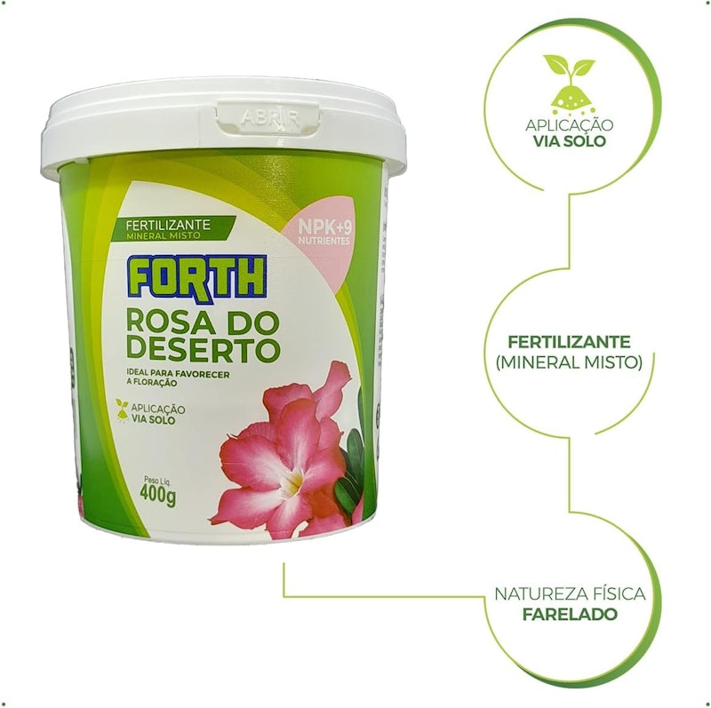 Fertilizante Forth Rosa do Deserto 3
