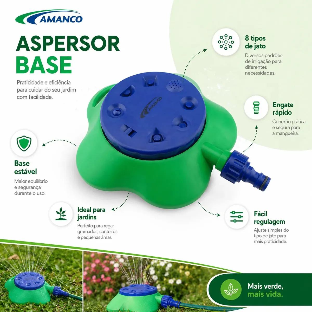 Aspersor de Base 8 Jatos LJ 2