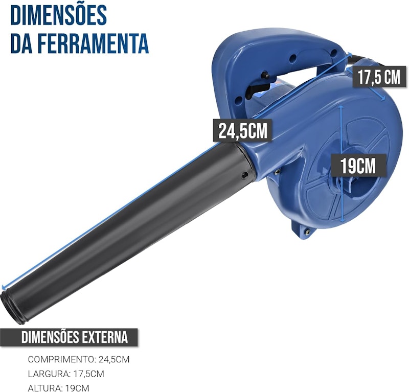 Soprador e Aspirador Elétrico de Folhas 2