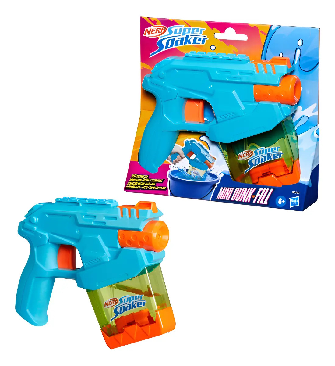 Nerf Lançador de Água Super Soaker Mini Dunk Fill 1
