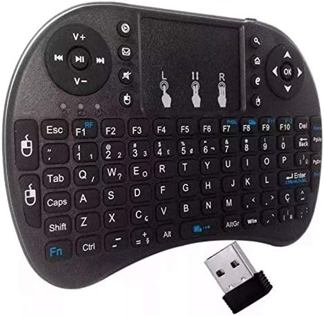 Mini Teclado Universal Inteligente para TV Smart e Console de Jogos Backlit 1