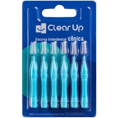 Escova Interdental Cônica 6 Unidades Clear Up Multi Saúde