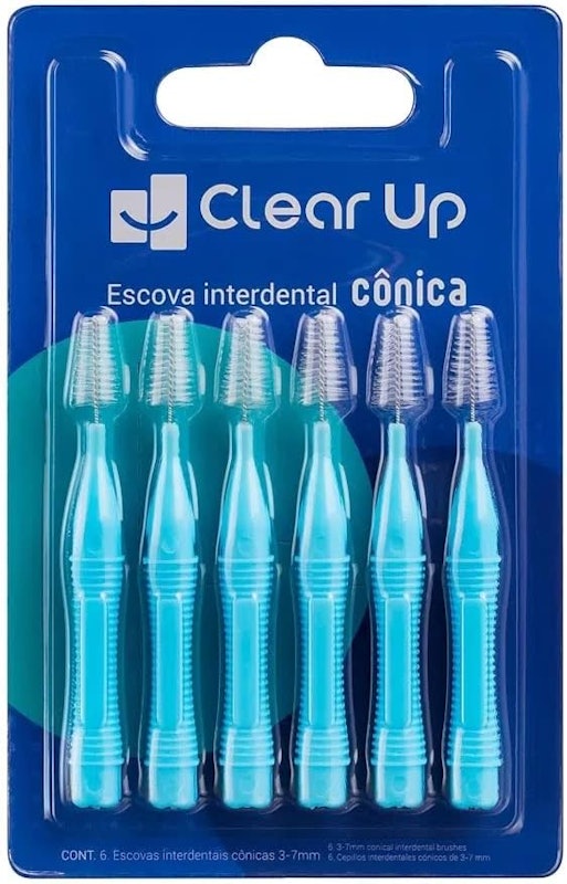 Escova Interdental Cônica 6 Unidades Clear Up Multi Saúde 1