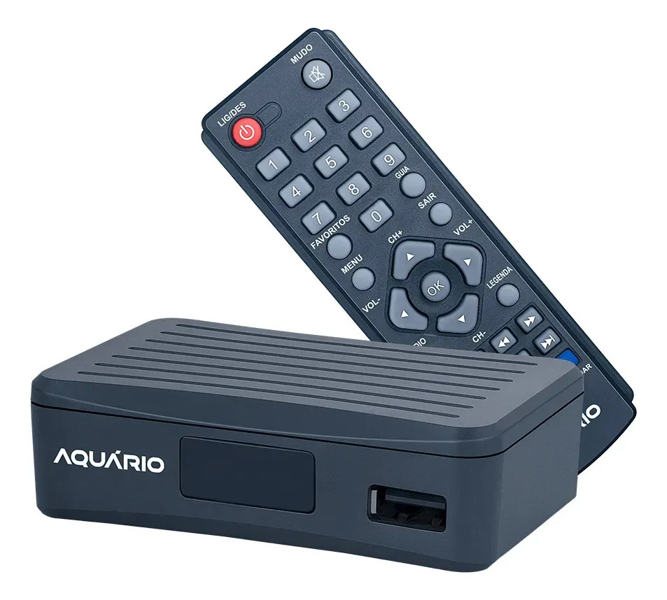 Conversor Digital Full HD Compacto Aquário DTV-4000S 1