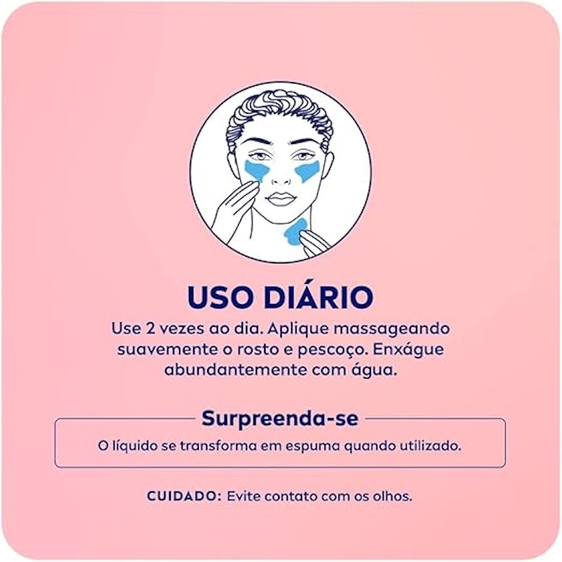 NIVEA Mousse de Limpeza Aqua Rose 5