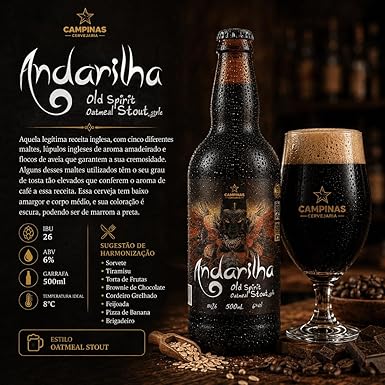 Cerveja Andarilha Old Spirit Oatmeal Stout 2