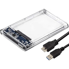 Case Transparente para HD Externo 2.5"