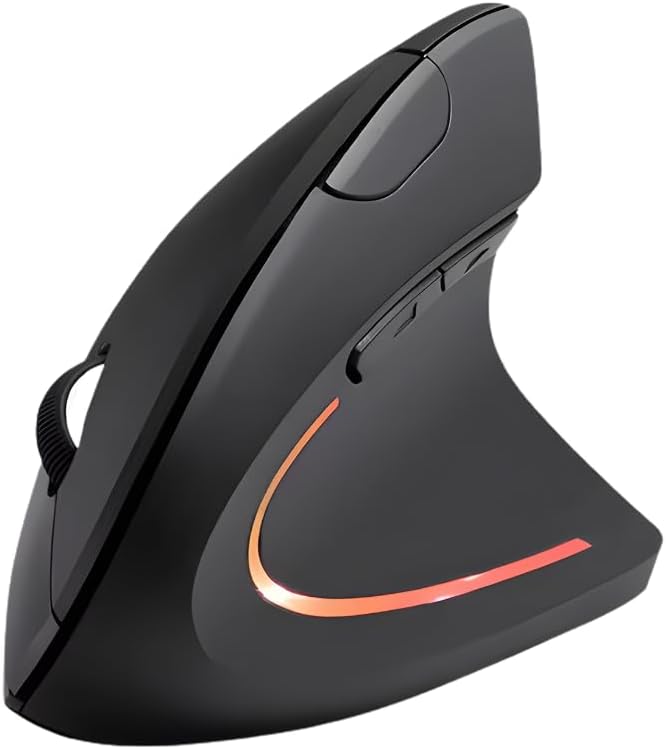 Mouse Vertical sem Fio (Wireless e Bluetooth) 1
