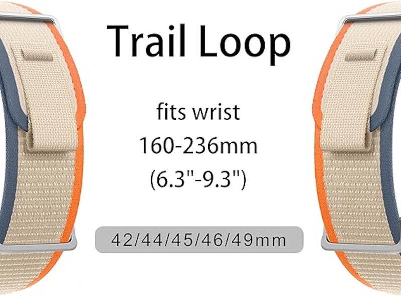 Pulseira Esportiva Trail Loop de Nylon Macio para Apple Watch 5