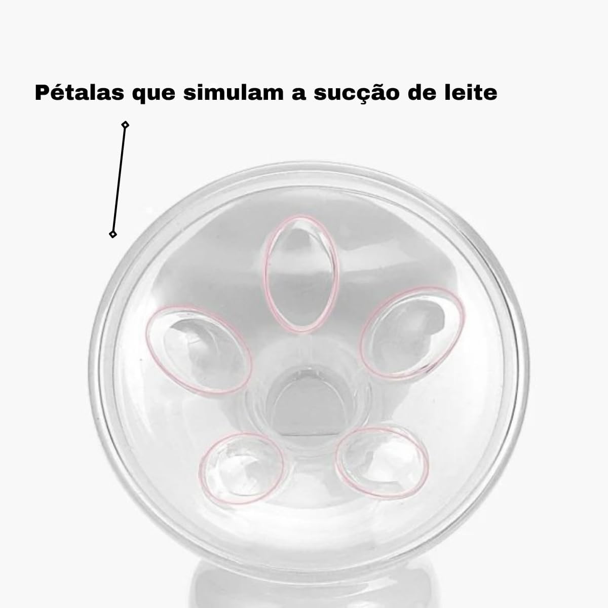 Extrator de Leite Materno Bomba Manual de Tirar Leite 150 ml 4