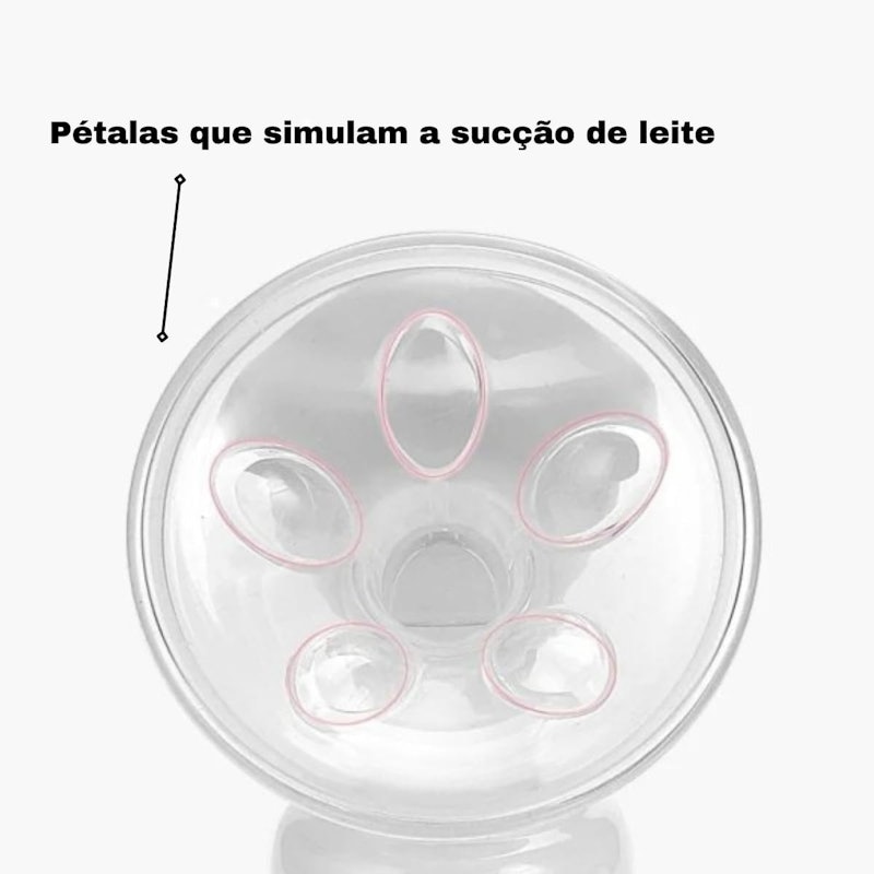 Extrator de Leite Materno Bomba Manual de Tirar Leite 150 ml 4