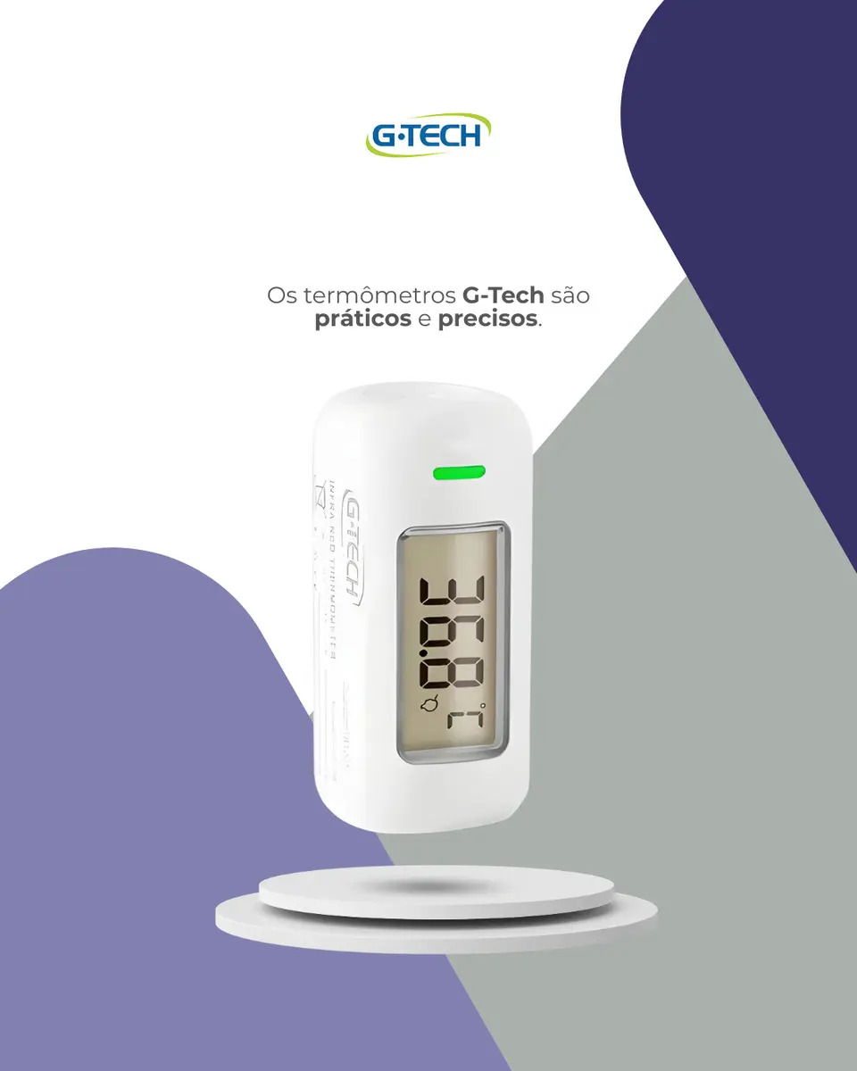 Termômetro Infravermelho Ultracompacto de Testa G-Tech Go! 2
