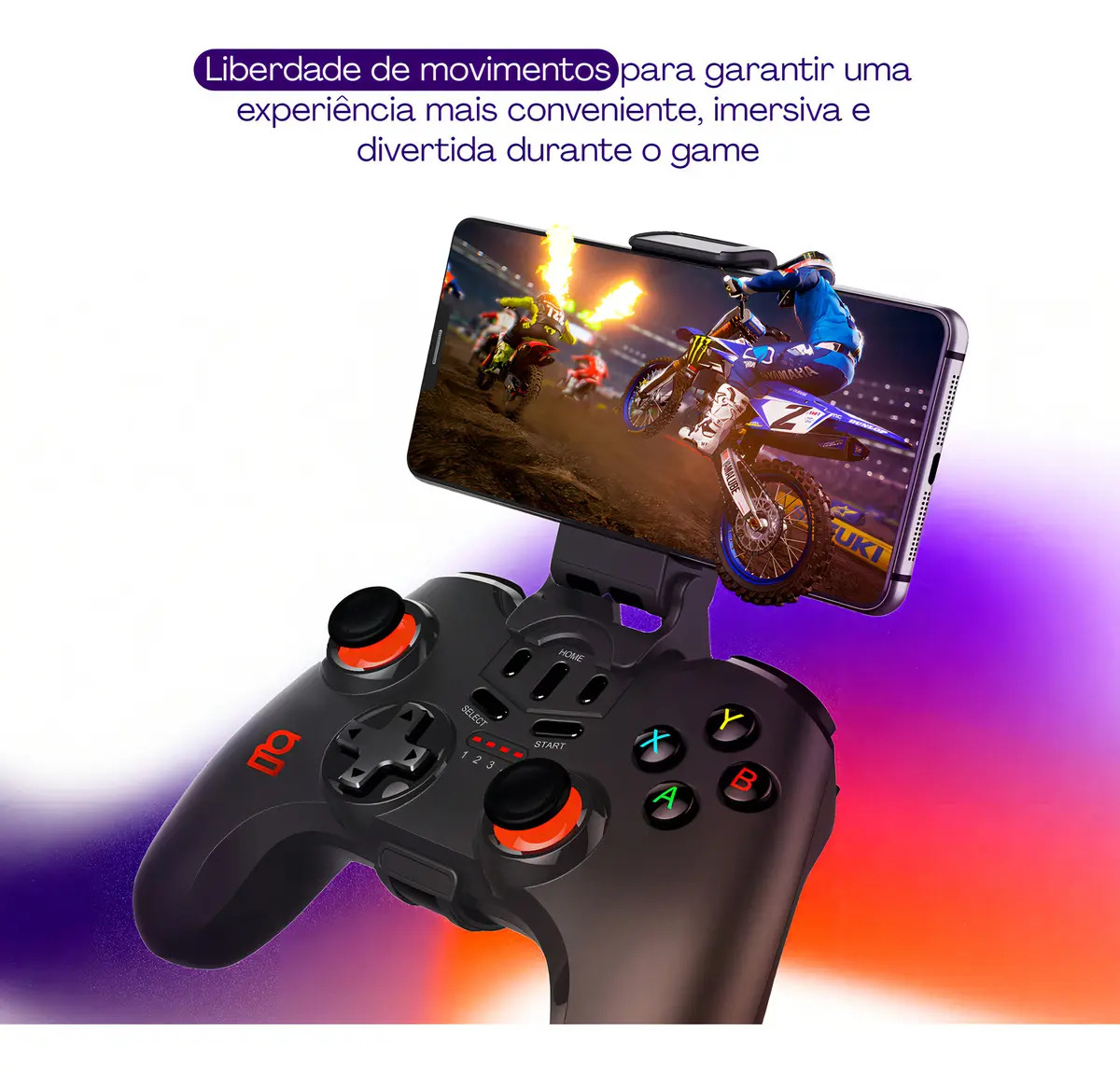 Illusion Light Gamepad Controle Gamer 4