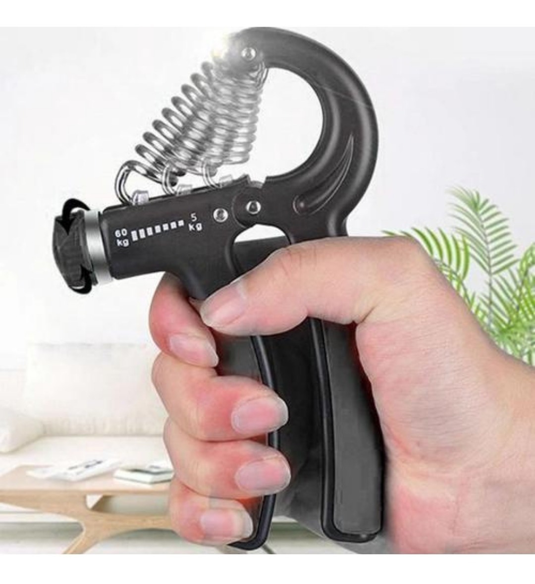 Hand Grip com Mola Ajustável 5 a 60 kg    2