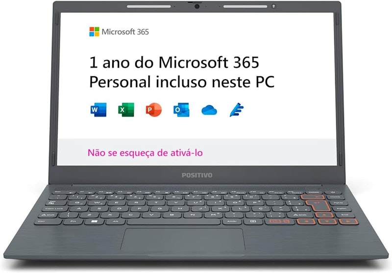 Notebook Vision C 14,1'' HD Celeron N4020 4 GB RAM e 128 GB SSD 2