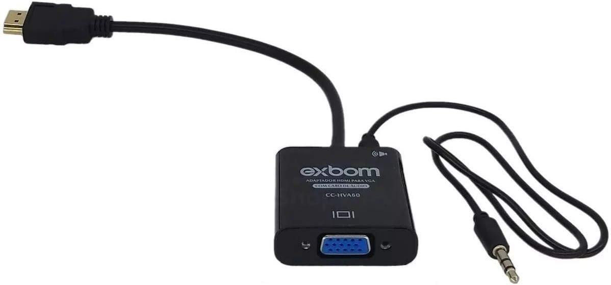 Adaptador/Conversor HDMI para VGA com Áudio 5
