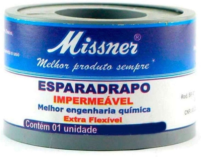 Esparadrapo Impermeável Branco Missner 5 cm x 4,5 m 1
