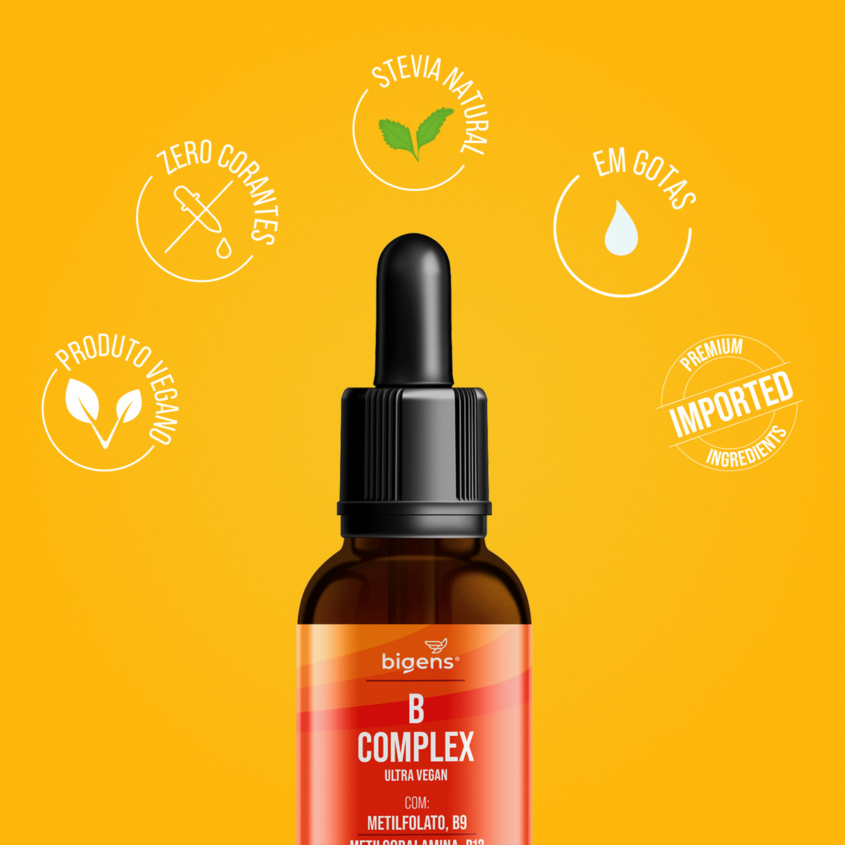 B Complex Ultra Vegan Gotas Bigens 5