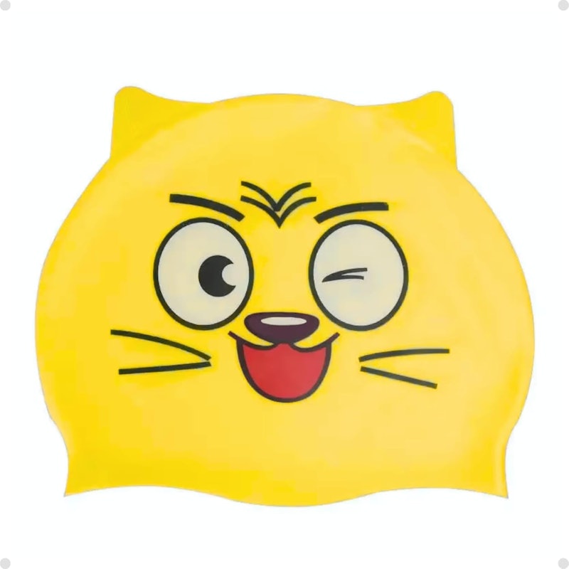 Touca Silicone para Natação Infantil Peixe 1