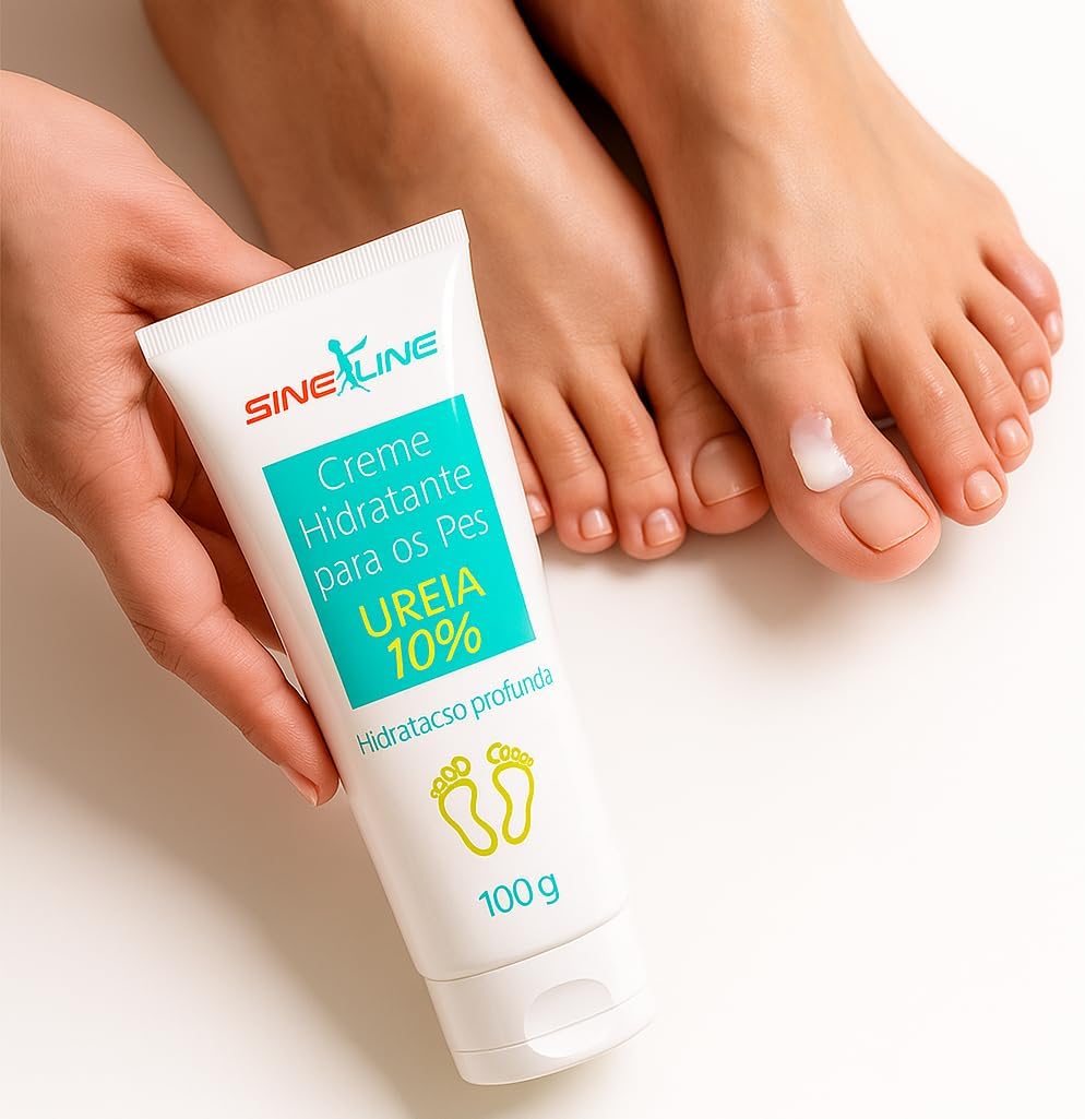 Creme para Pés Ressecados Hidratante com Ureia 10% Sineline 2