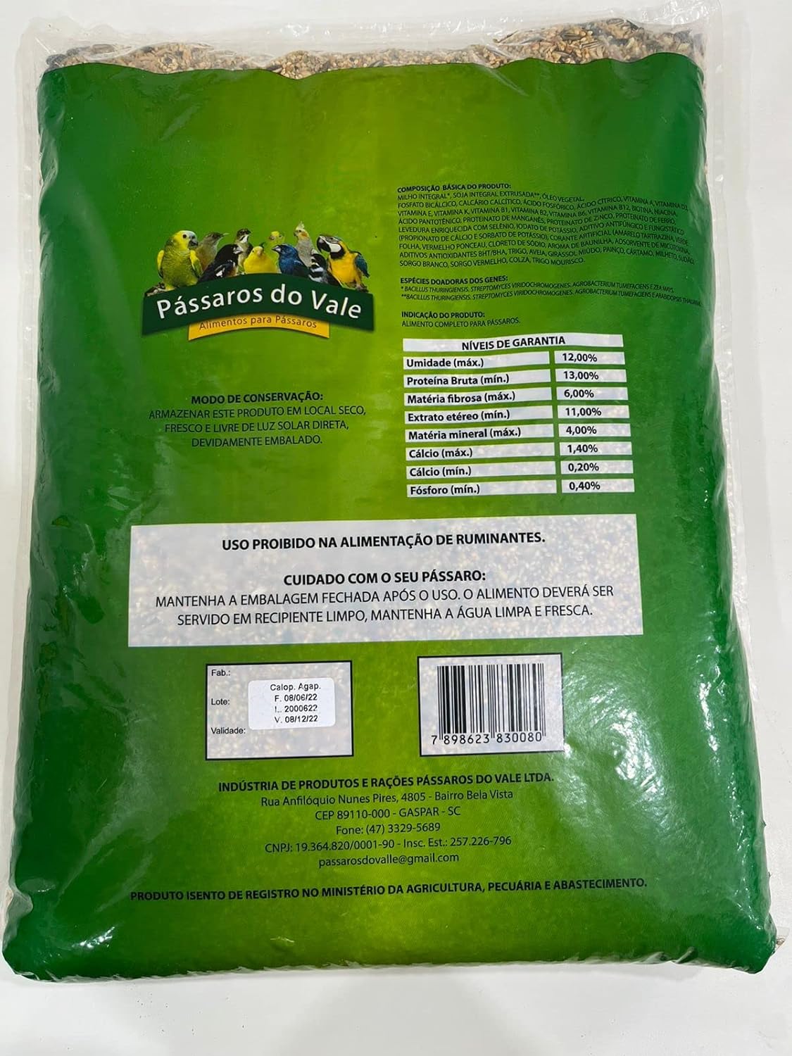 Calopsita e Agapornis - 5 kg 2