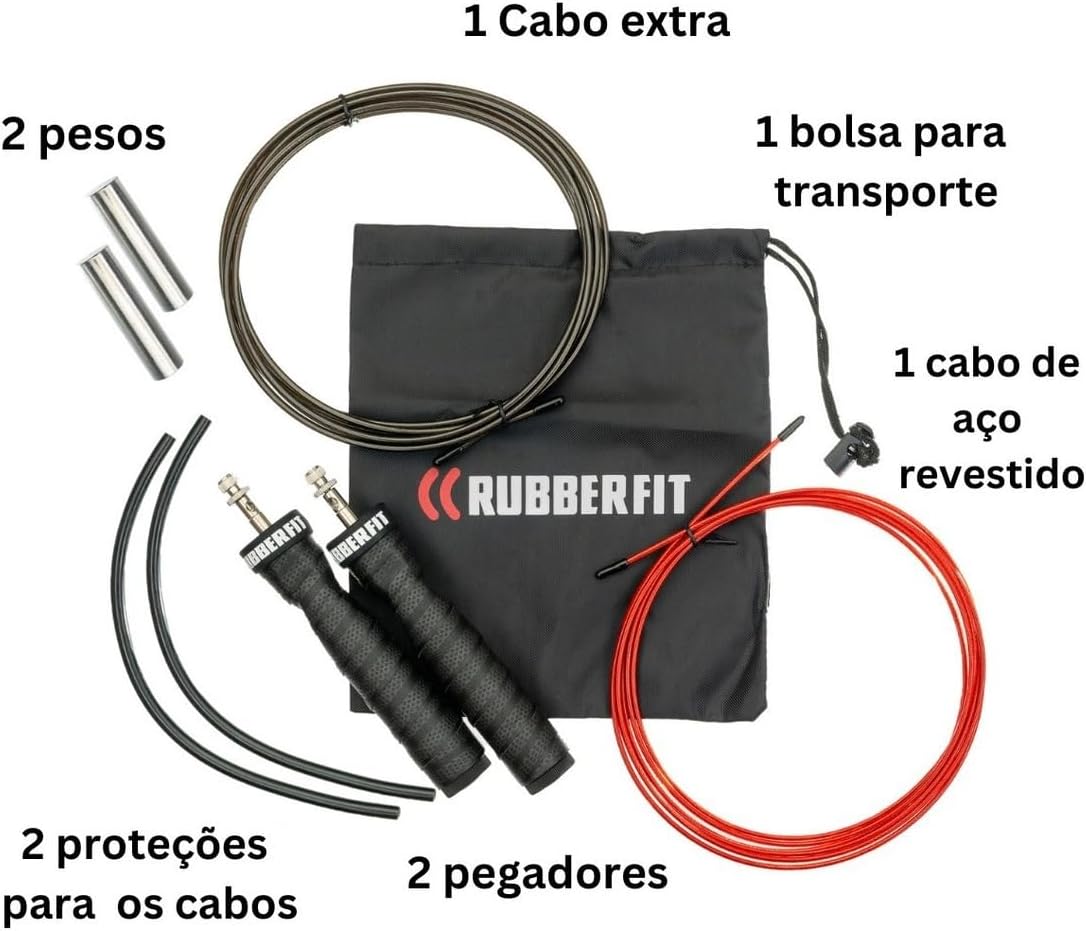 Corda de Pular Profissional Speed Rope Rolamento 2