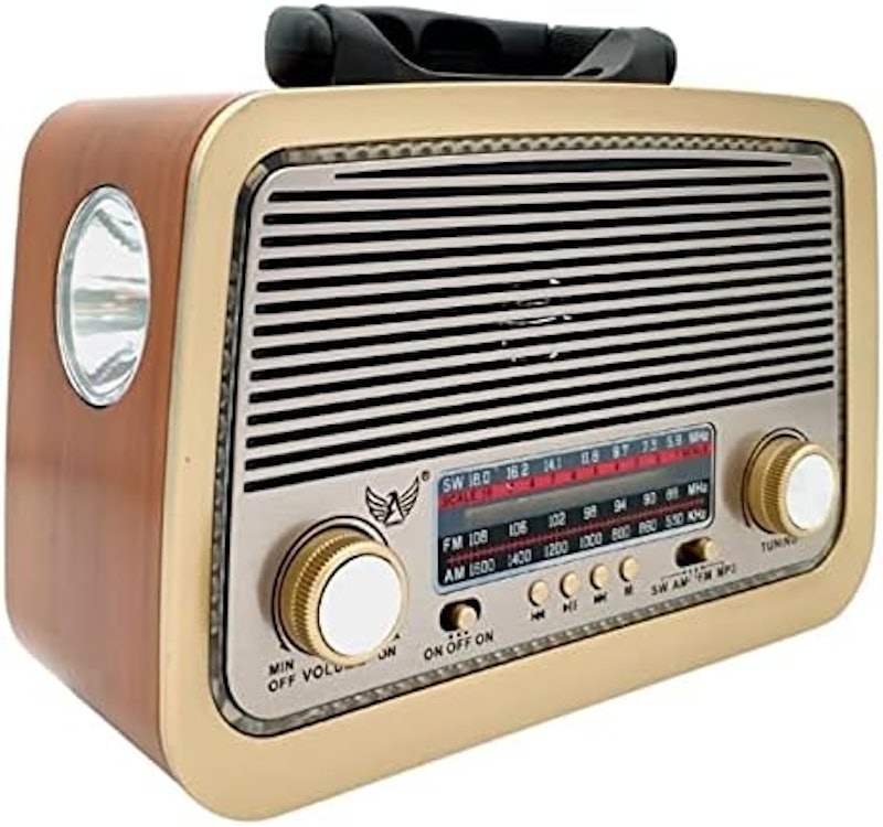 Caixa de Som Retrô Vintage Portátil 1